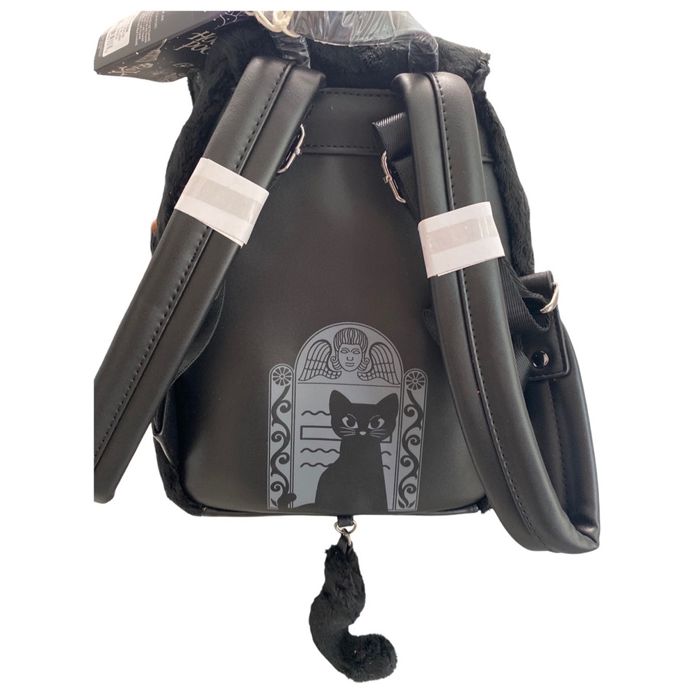 Hocus Pocus Loungefly Binx Black Cat Plush Disney Mini Backpack Candle NWT - Picture 4 of 12